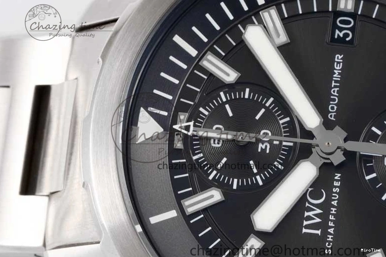 MIROTIME 0509 EasyCare Aquatimer Chrono SS V6SF 1:1 Best Edition Gray Dial on SS Bracelet A 7035